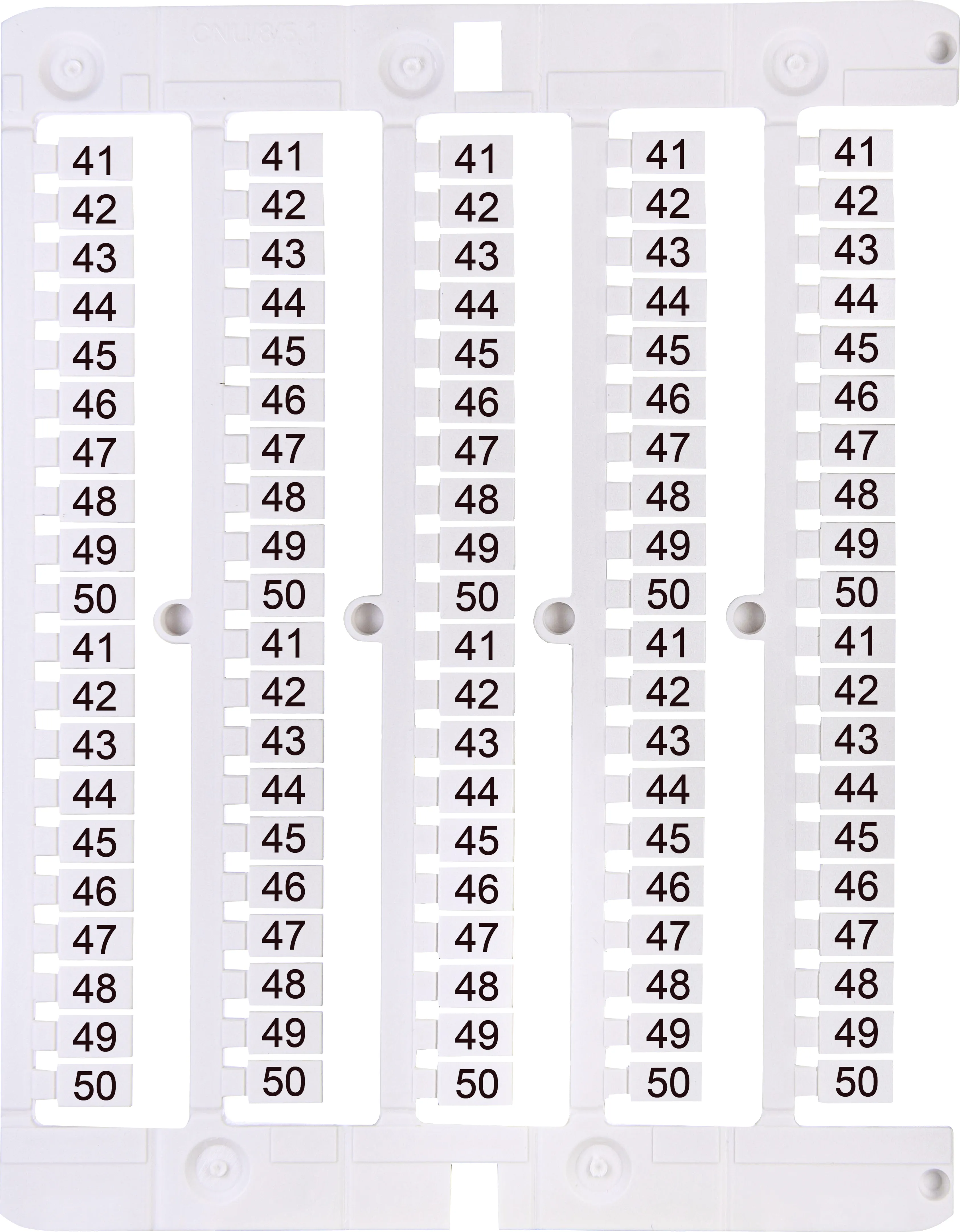 Designation plate ES-NU0851550 003903101