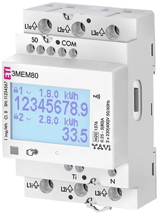 Modular energy meter 3MEM80-BEVRSPO-MID 004657210