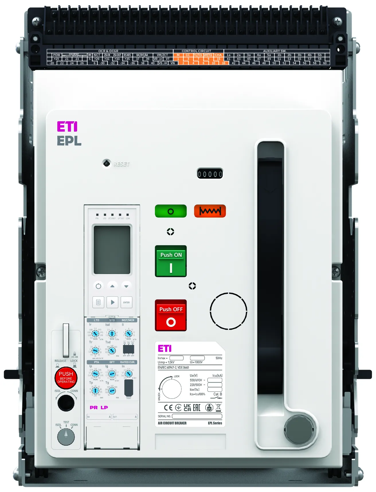 Air Circuit Breaker EPL-10 3H AD/M2C2S2/PR-LP 004695702