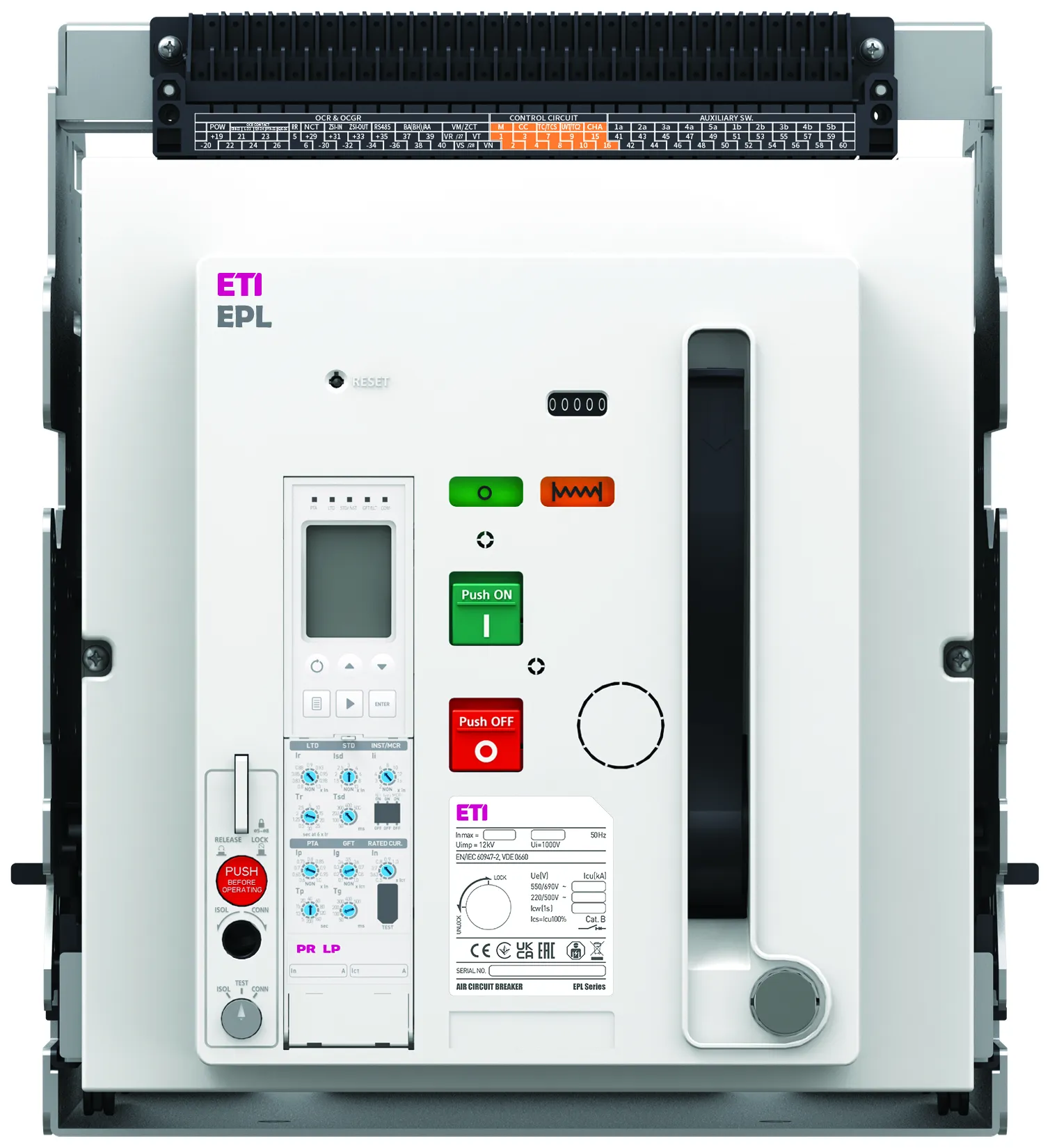 Air Circuit Breaker EPL-25 4H BF/M2C2S2/PR-LP 004695730