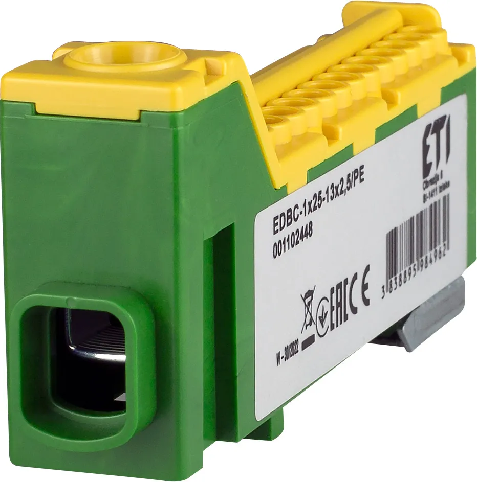 Distribution block EDBC-1x25-13x2,5/PE 001102448