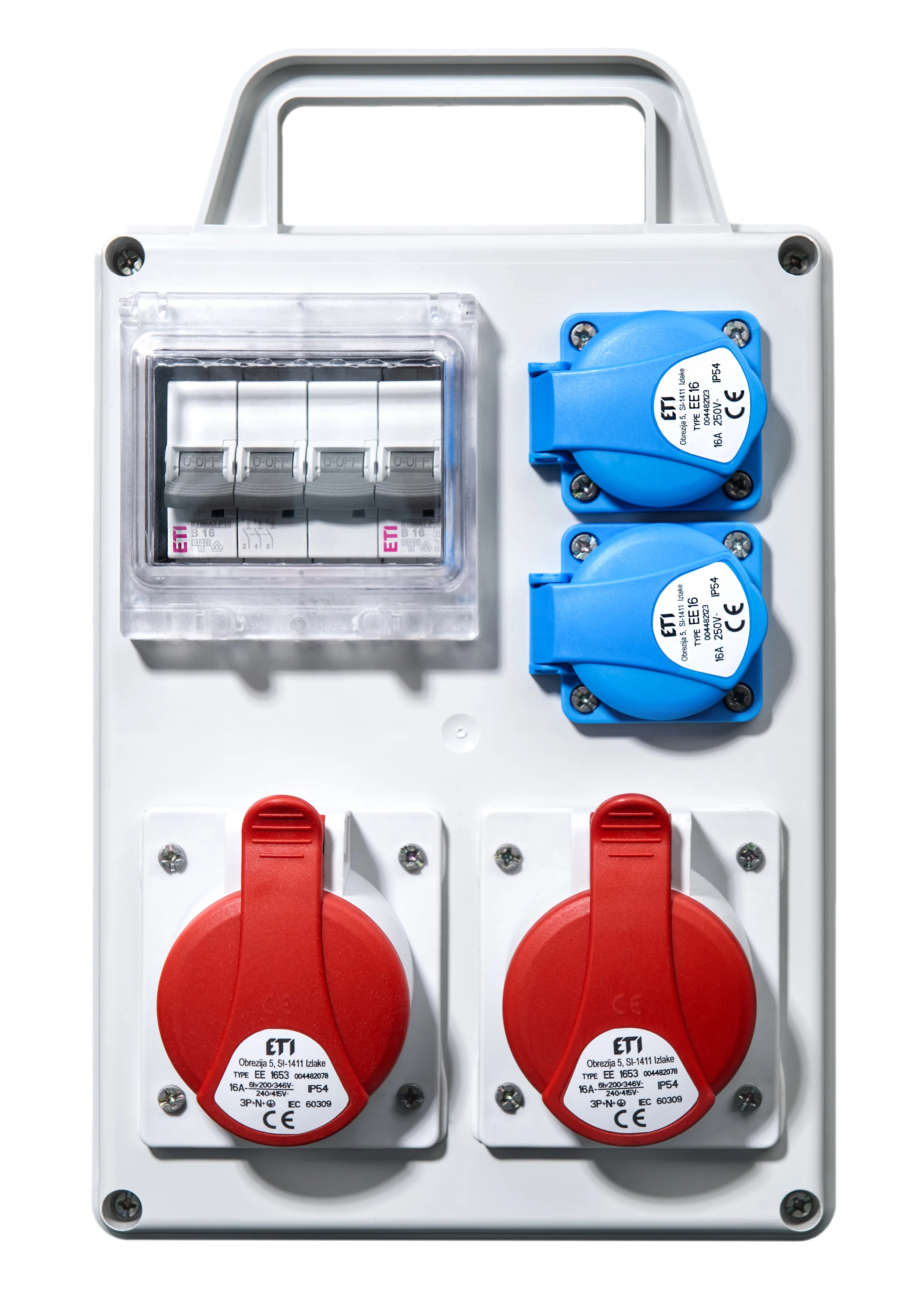 Assemblied distribution box EDS4D 2/2 16 B 001105824