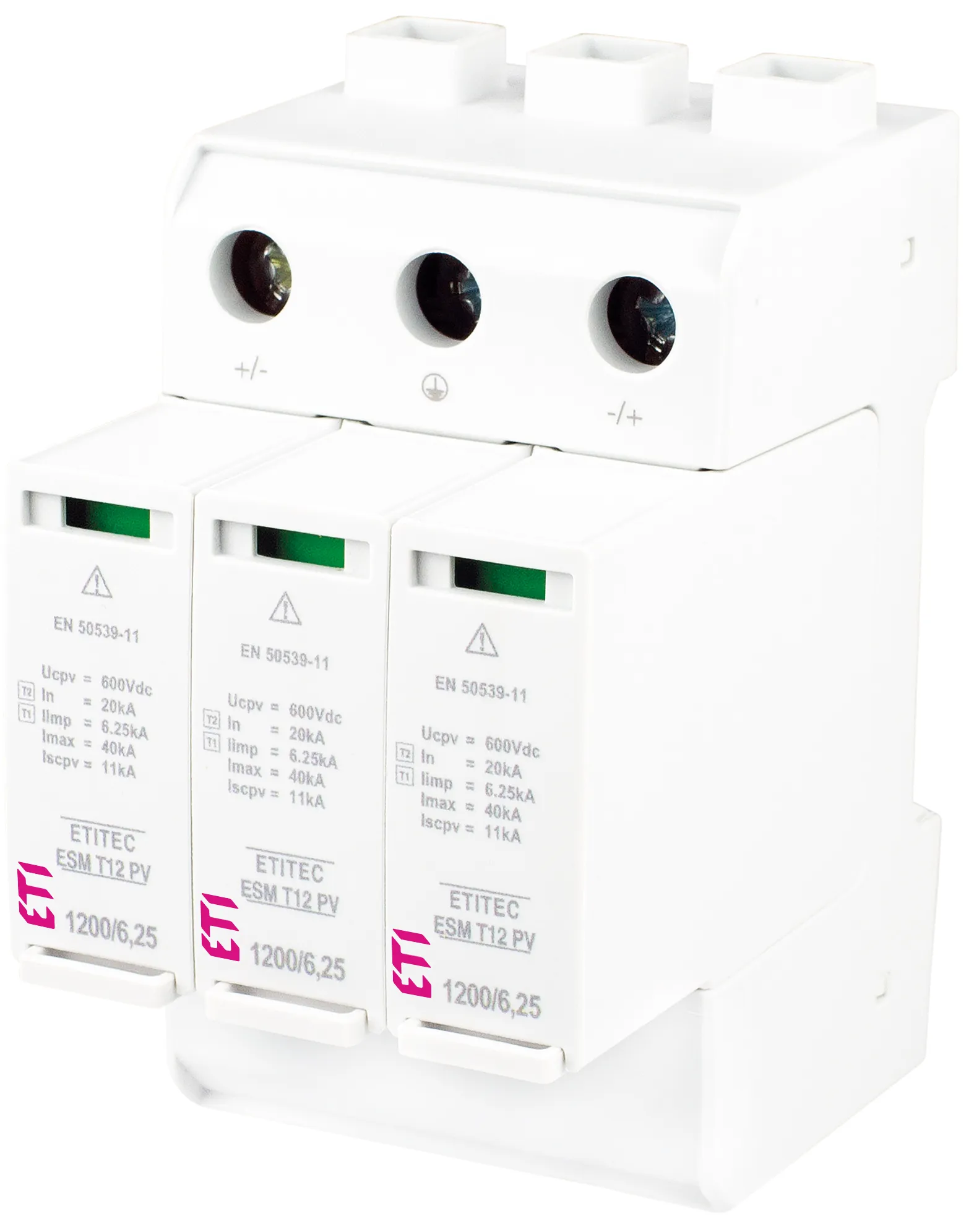 Surge arrester ETITEC ESM T12PV 1200/6,25Y RC 002440641