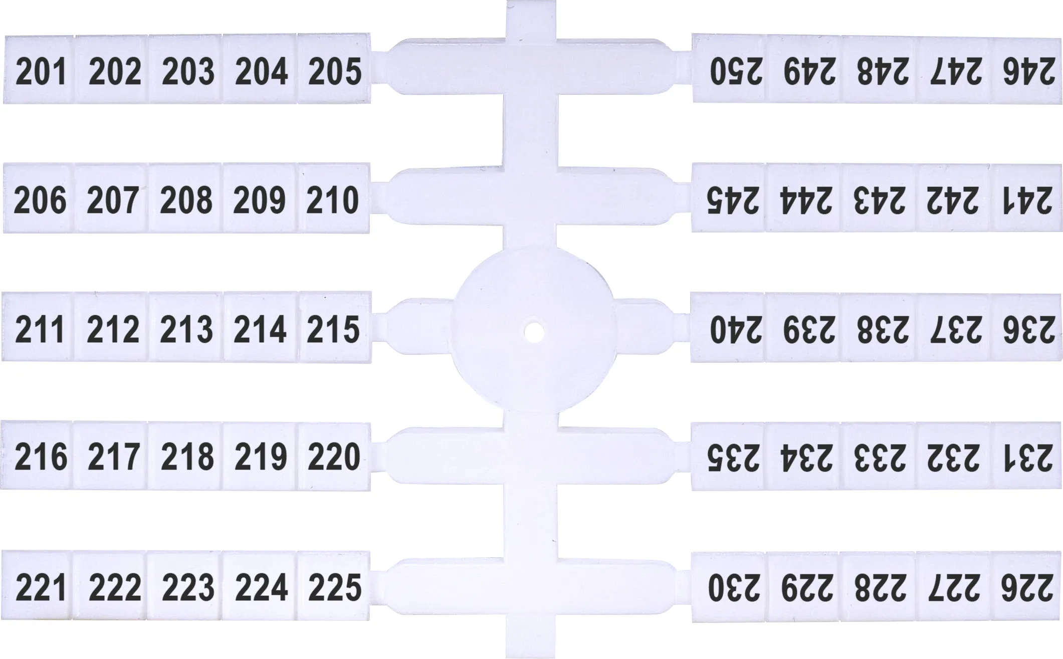 Line-up terminal access. EO3 201-250 (x200) 003901780