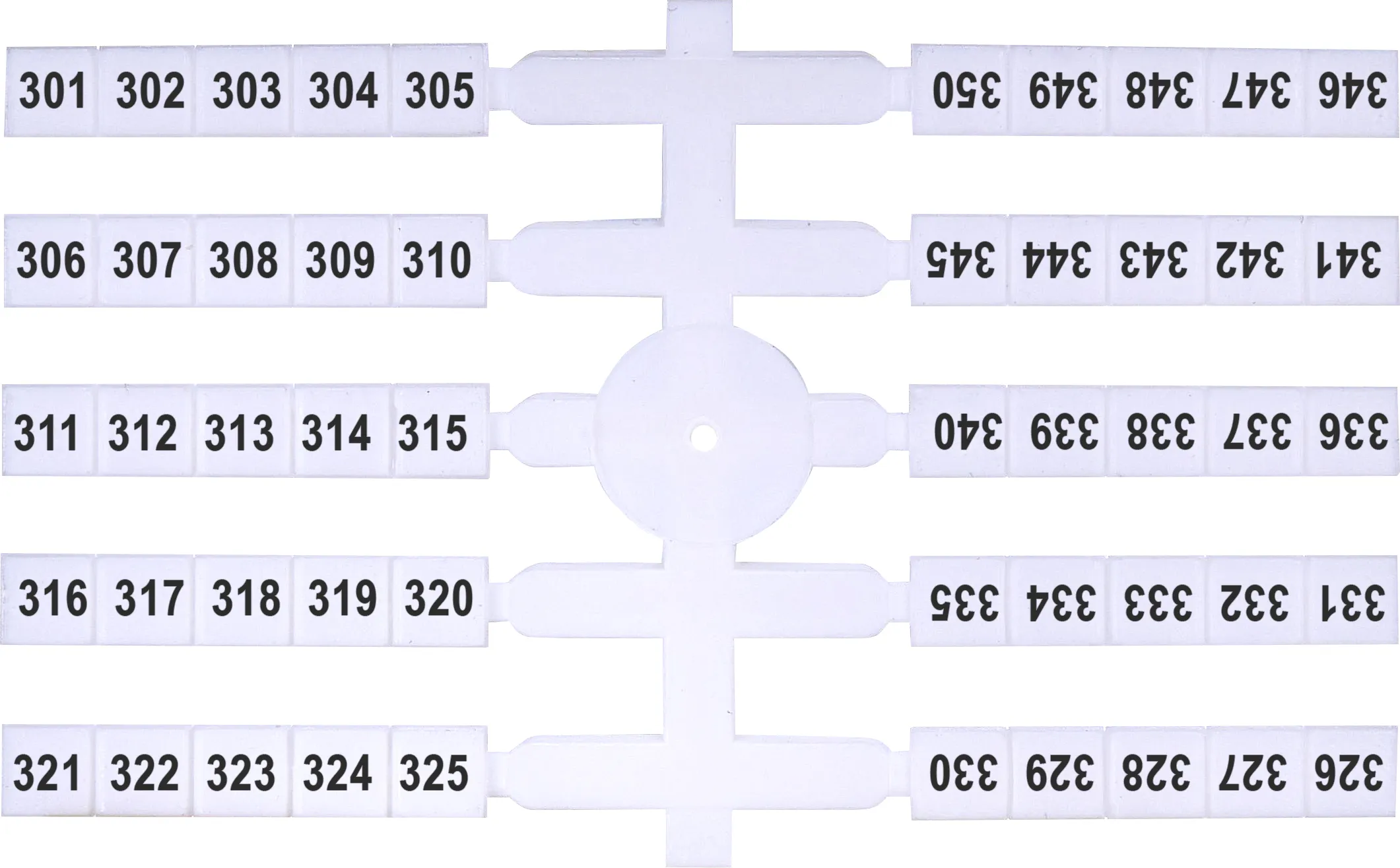 Line-up terminal access. EO3 301-350 (x200) 003901784