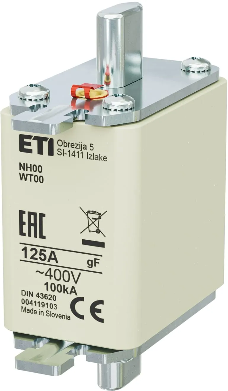 Fuse link NH00 gF 125A/400V 004119103