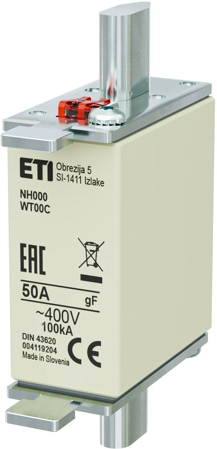 Fuse link NH000 gF 50A/400V 004119204