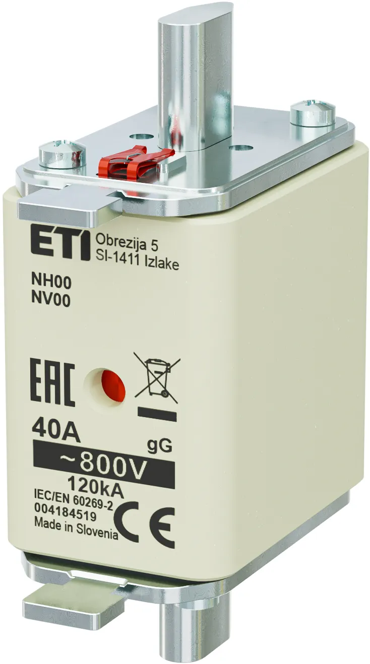 Fuse link NH00 gG 40A/800V 004184519