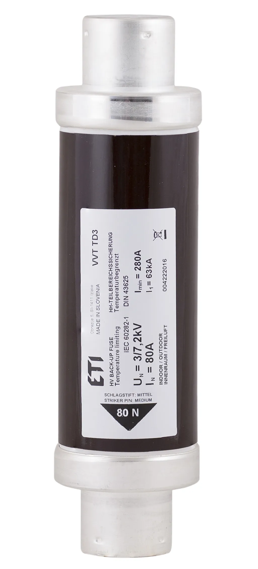 Fuse link VVT-D3 7,2kV/31,5A 292 004222511