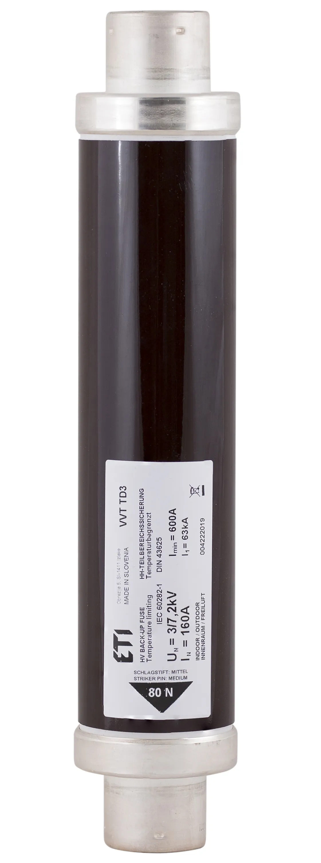 Fuse link VVT-D3 7,2kV/6,3A 442 004222606