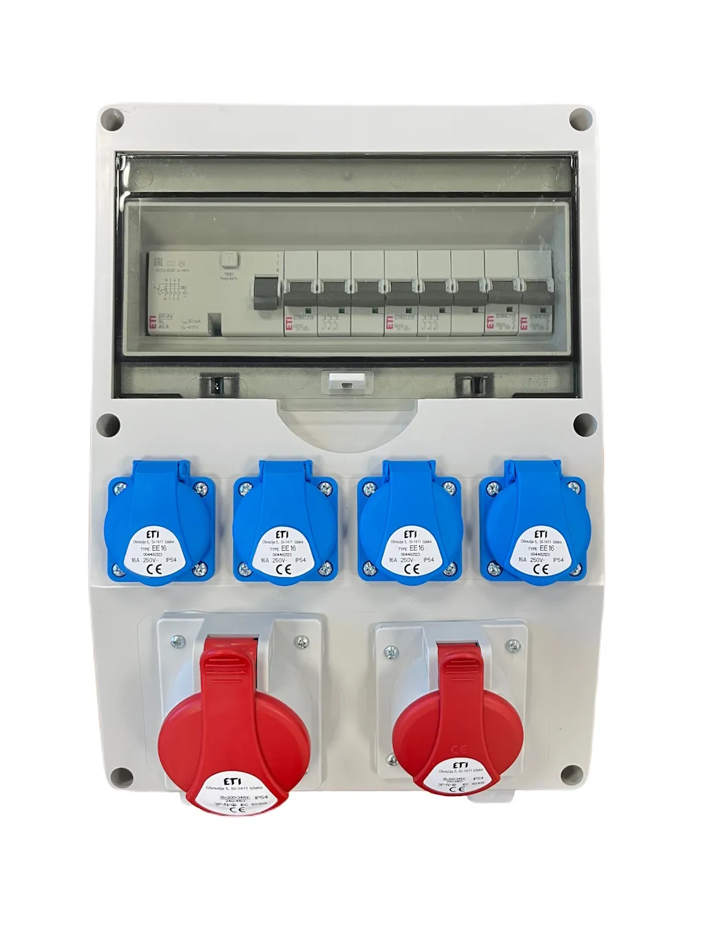 Assemblied distribution box EDS12 RCD 4/2 16/32 B 004483500