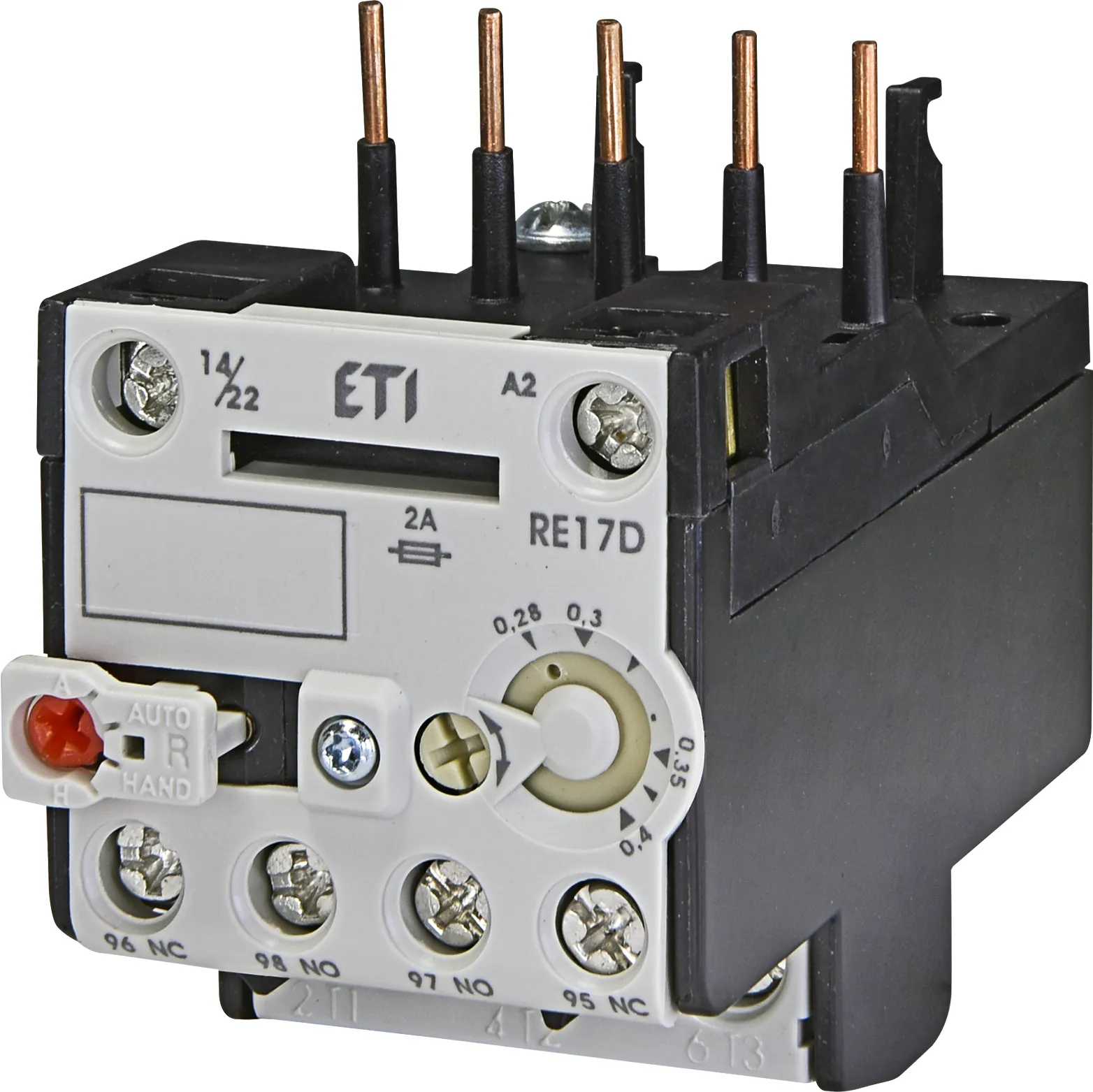Thermal overload relay RE17D-0,4 004641400