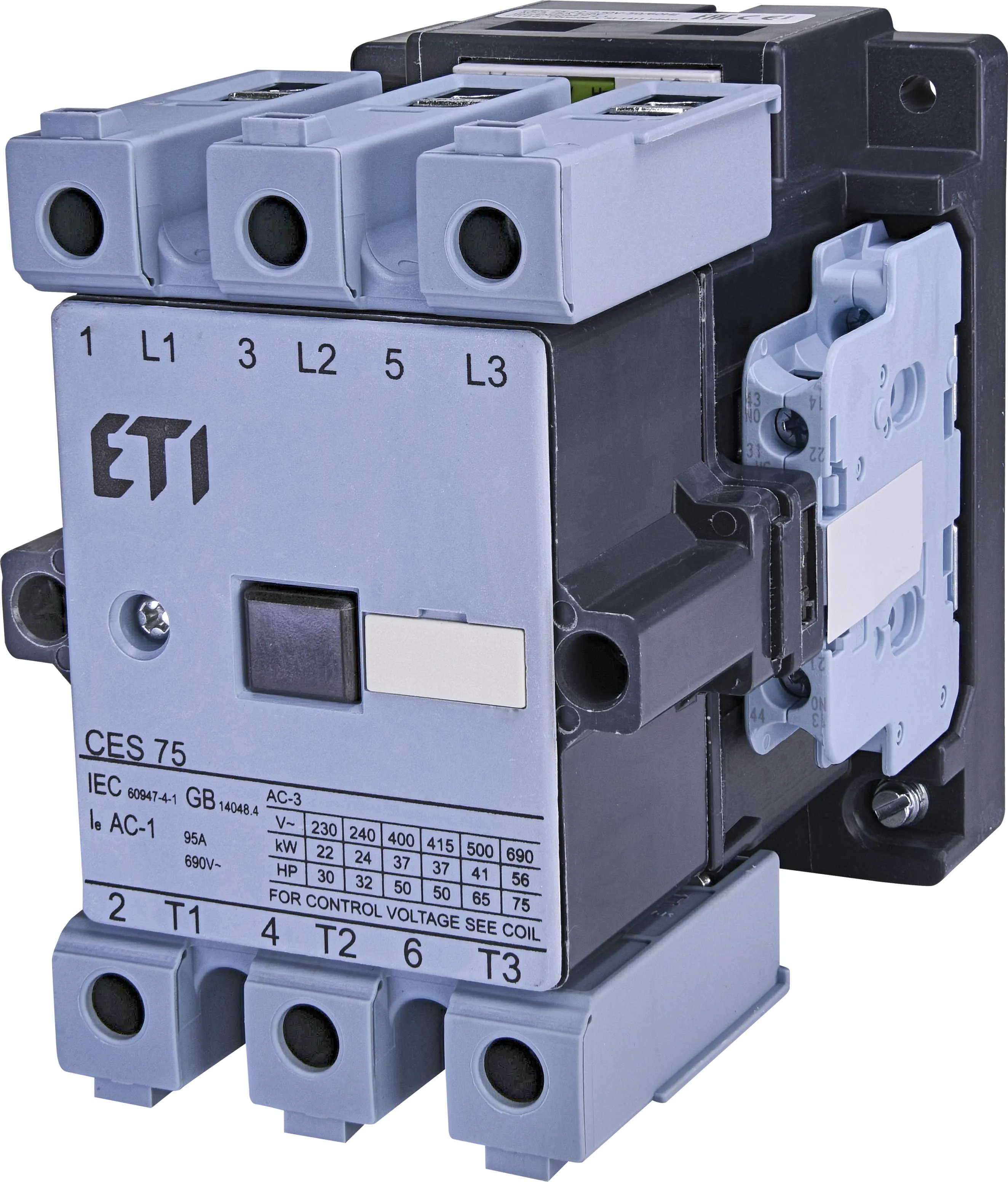 Motor contactor CES 75.22-24V-50/60Hz 004646562