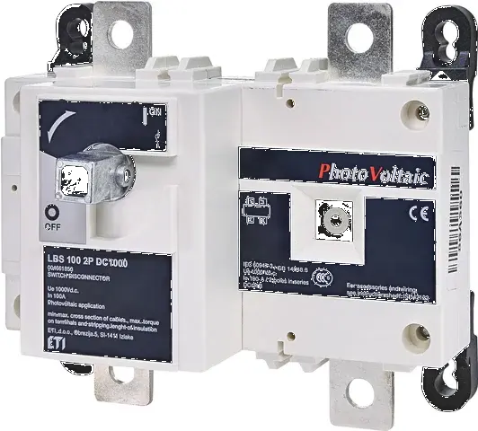 Switch disconnector PV LBS 100 2P DC1000 004661853