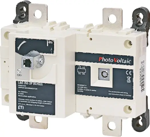 Switch disconnector PV LBS 250 2P DC1000 004661855