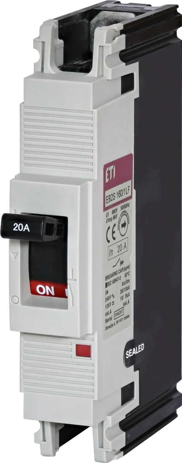 Molded Case Circuit Breaker EB2S 160/1LF 20A 1p 004671002